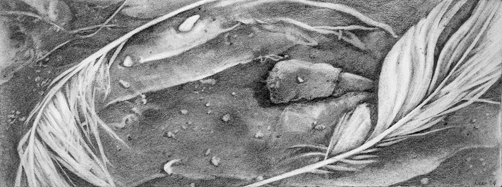 Drawing - Remains 1 Graphite